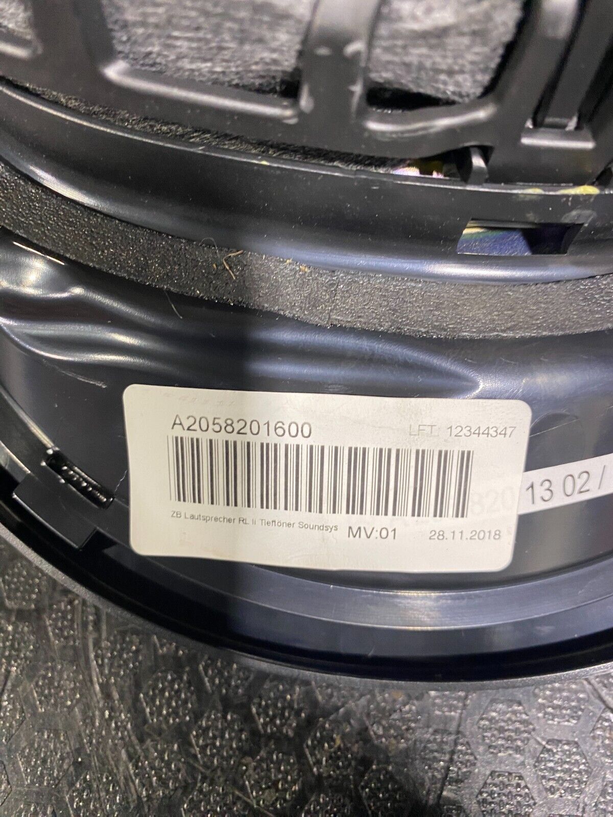 Mercedes-Benz C63s 2019-2021 A2058201600 Front Passenger Floor Speaker