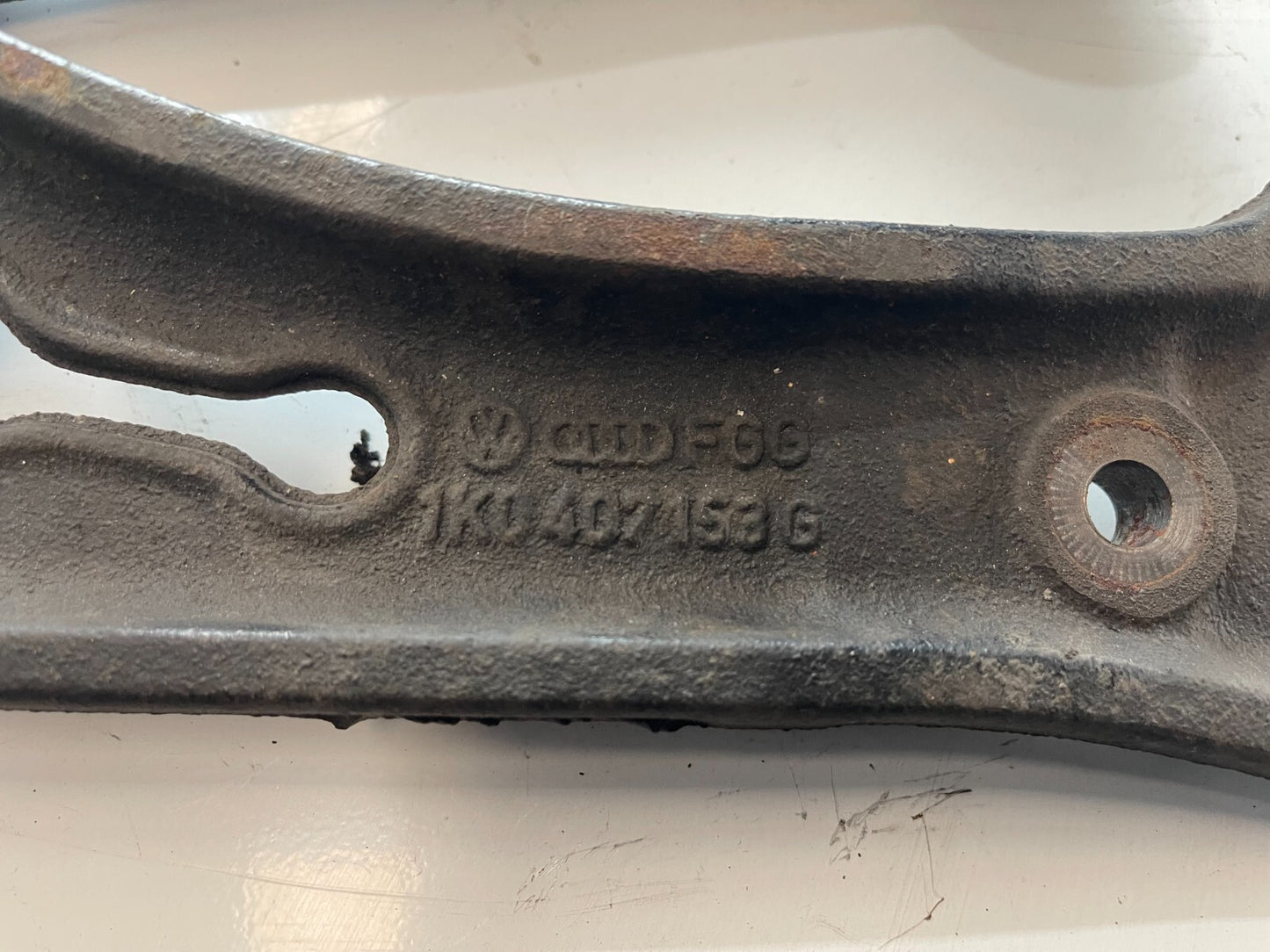 VWAG Front Lower Control Arm With SuperPro ALOY3273-80K Bushing 1K0407153G SET