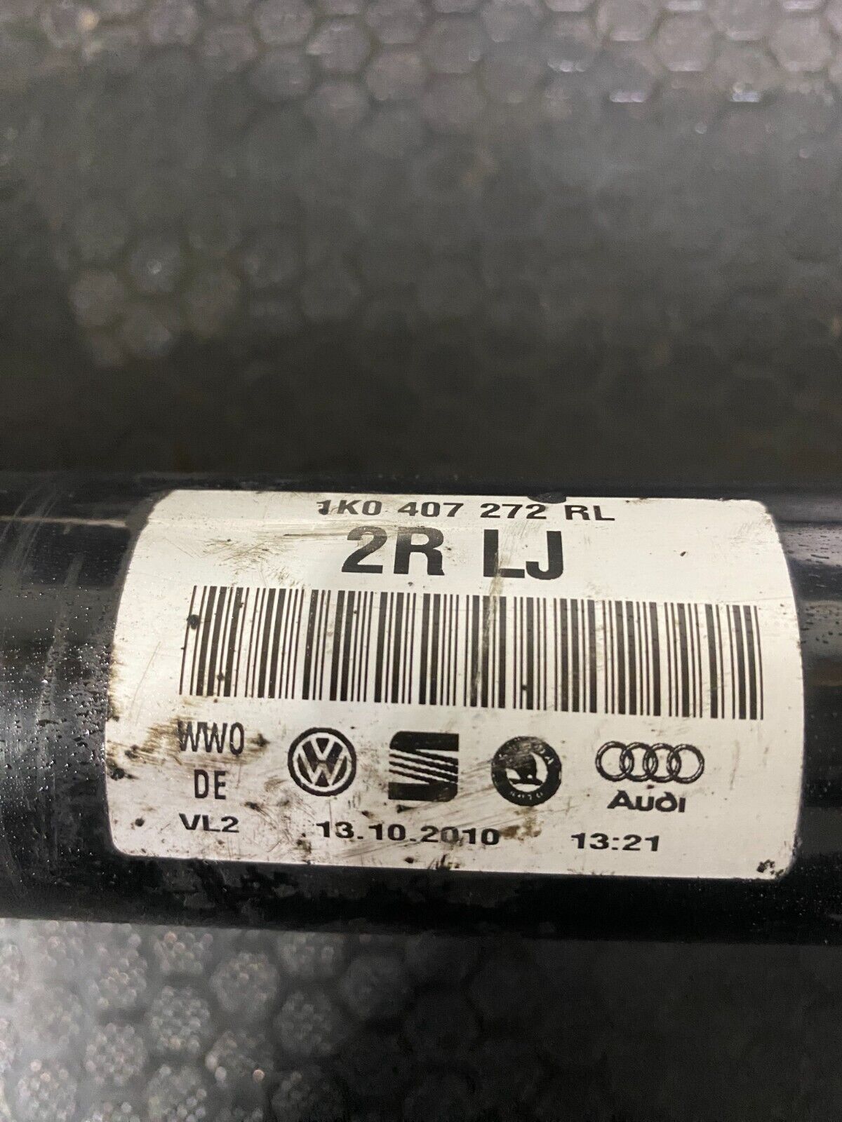 Volkswagen MK6 GTI Front Right Driveshaft 1K0407272RL