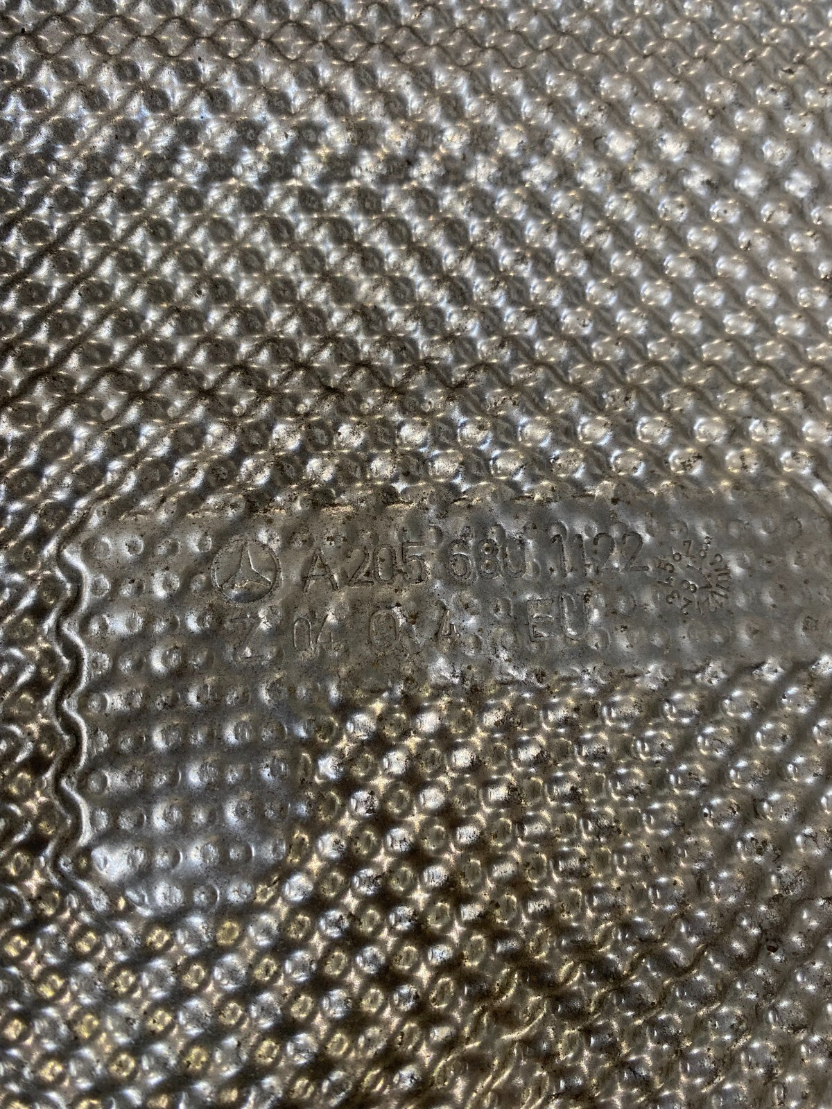 Mercedes-Benz C63s 2019-2021 Exhaust Heat Shield A2056801122