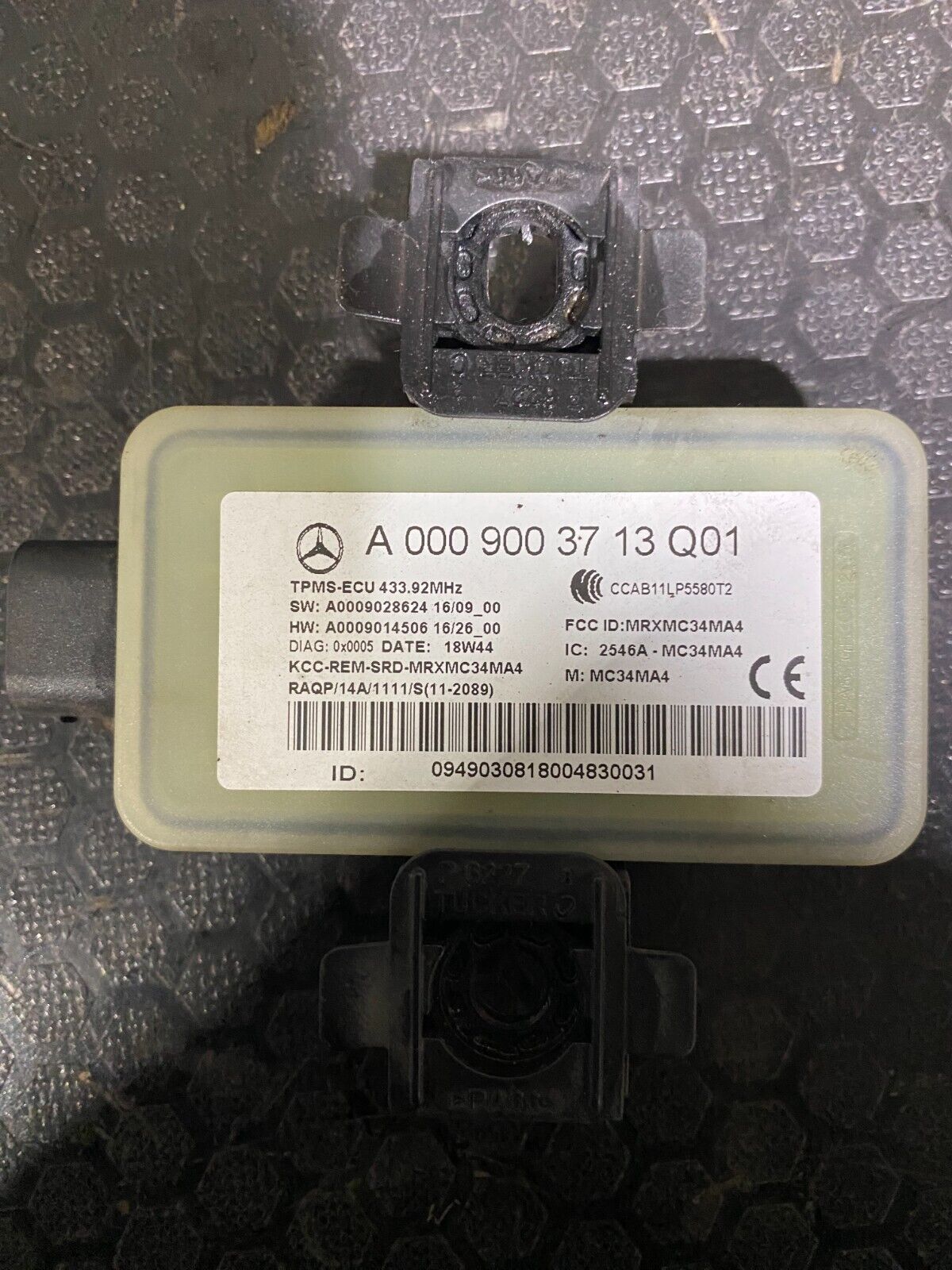 Mercedes-Benz C63s 2019-2021 Tyre Pressure Sensor/Control Module A0009003713