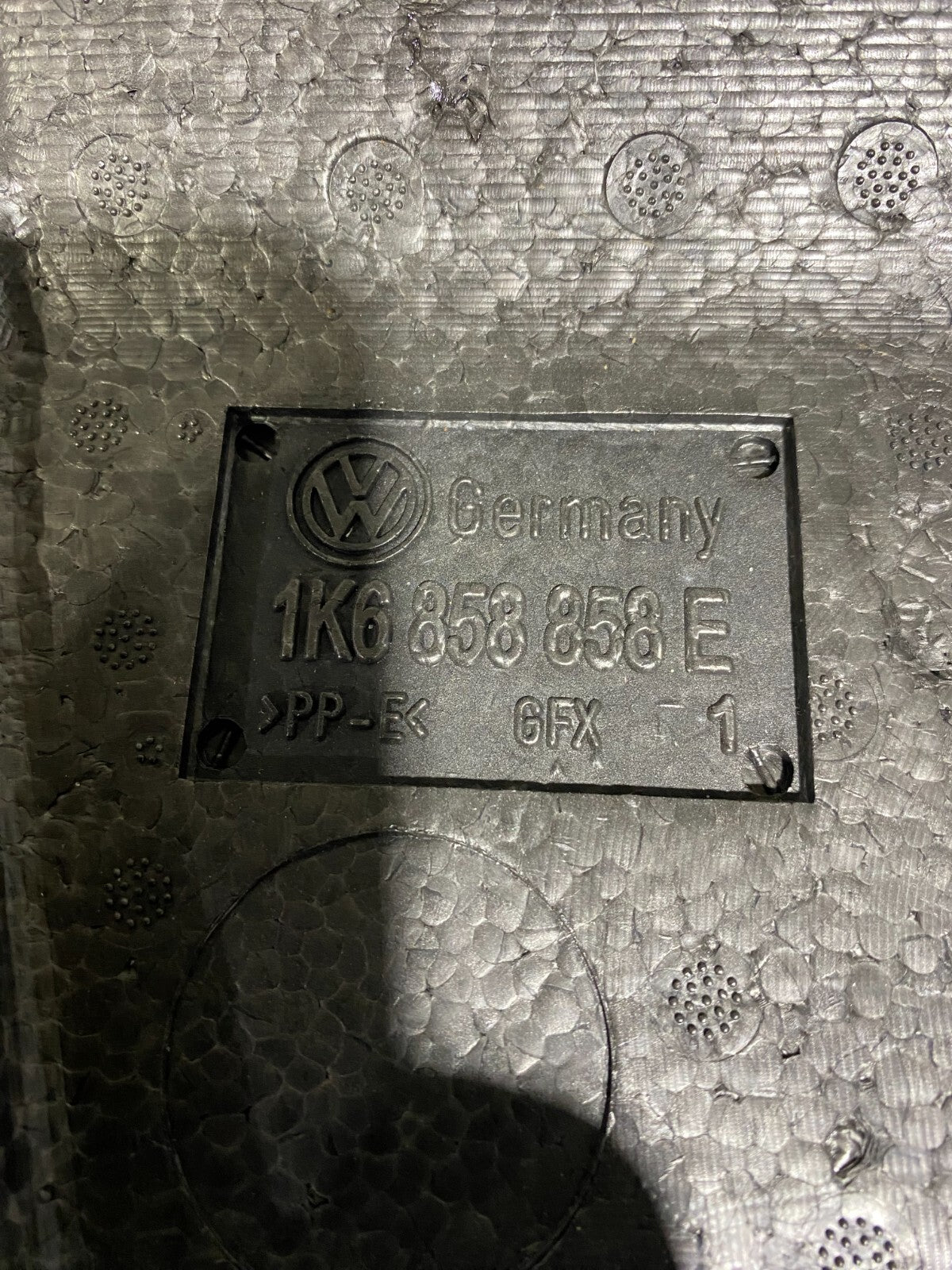 Volkswagen MK5 R32 Boot Trunk Foam With Tow Hook And Screwdriver 1K6858858E