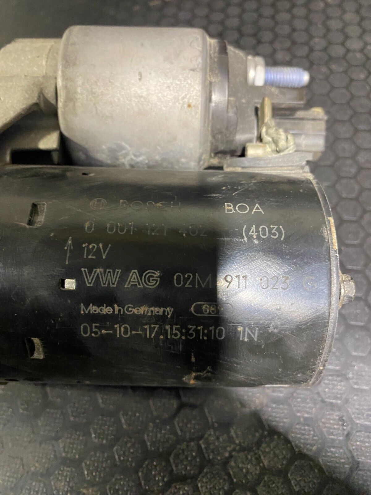 Volkswagen Golf Starter Motor 02M911023G