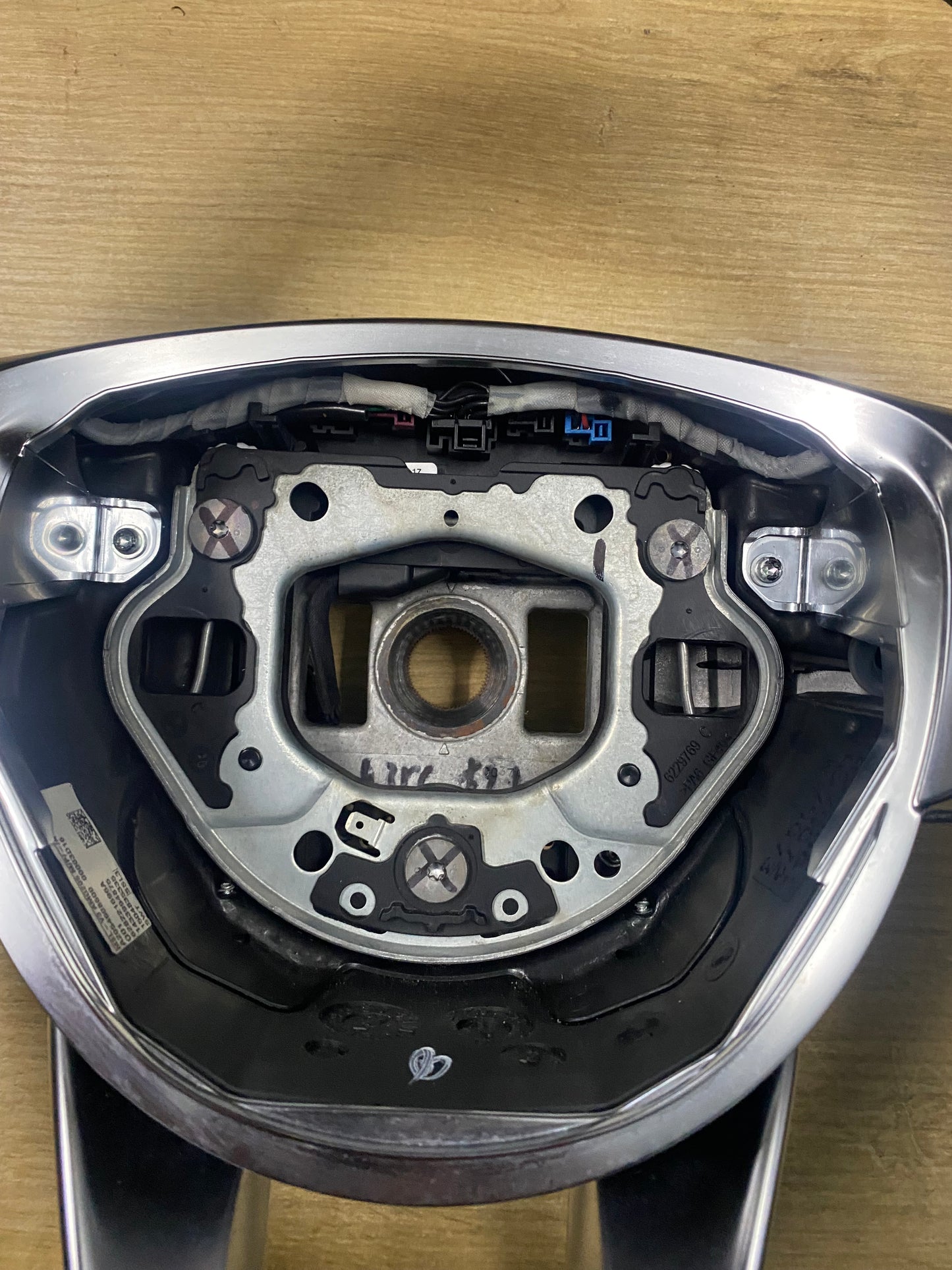 Mercedes-Benz C63s W205 Edition 1 One Alcantara Steering Wheel With Red Stitching