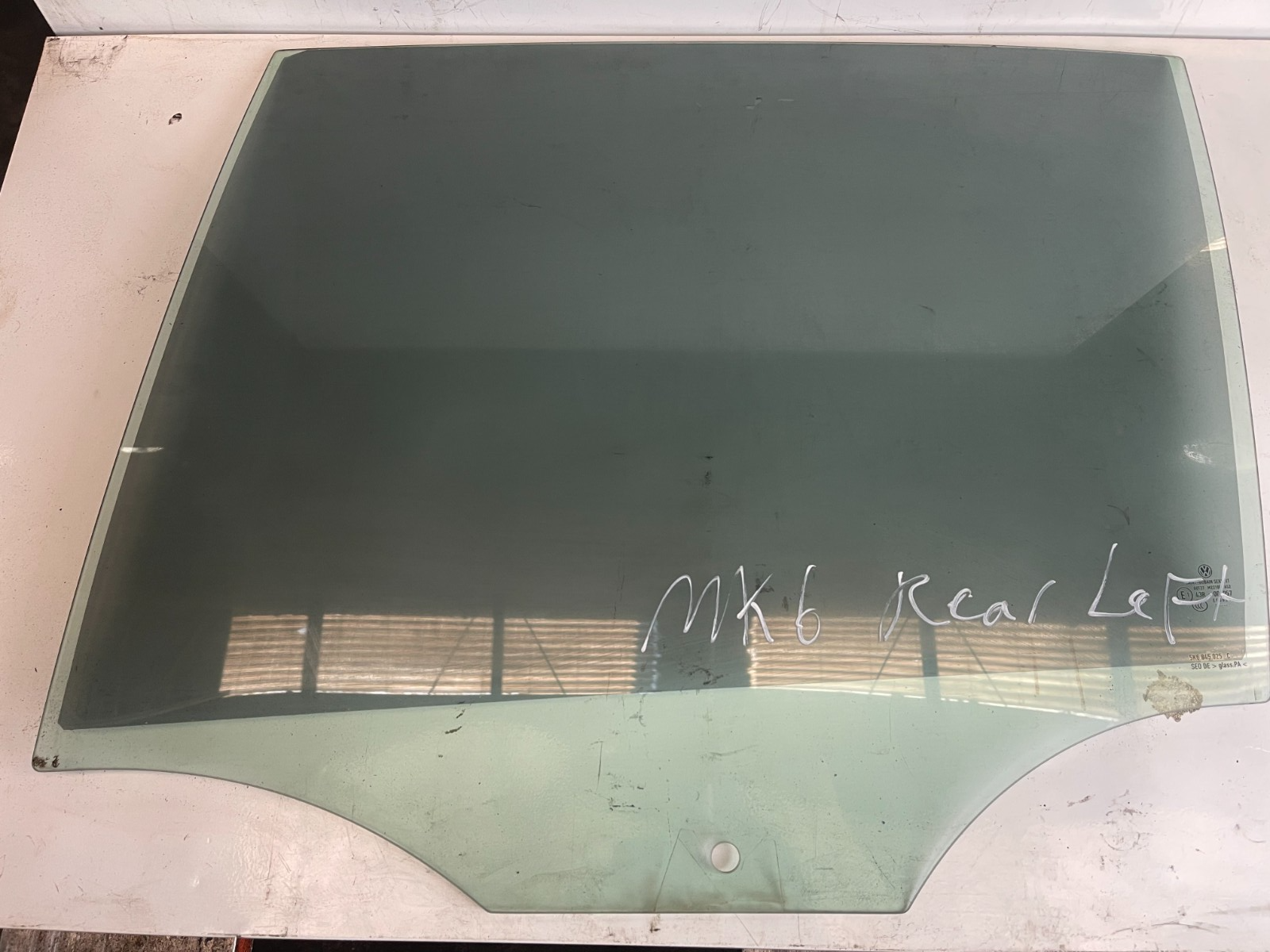 Volkswagen Golf MK6 2009-2013 Rear Left Glass Window 5K6845025C