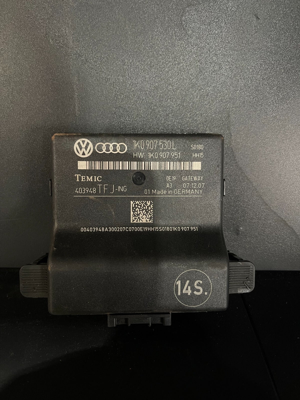 Volkswagen Canbus Gateway Control Unit Module 1K0907530L