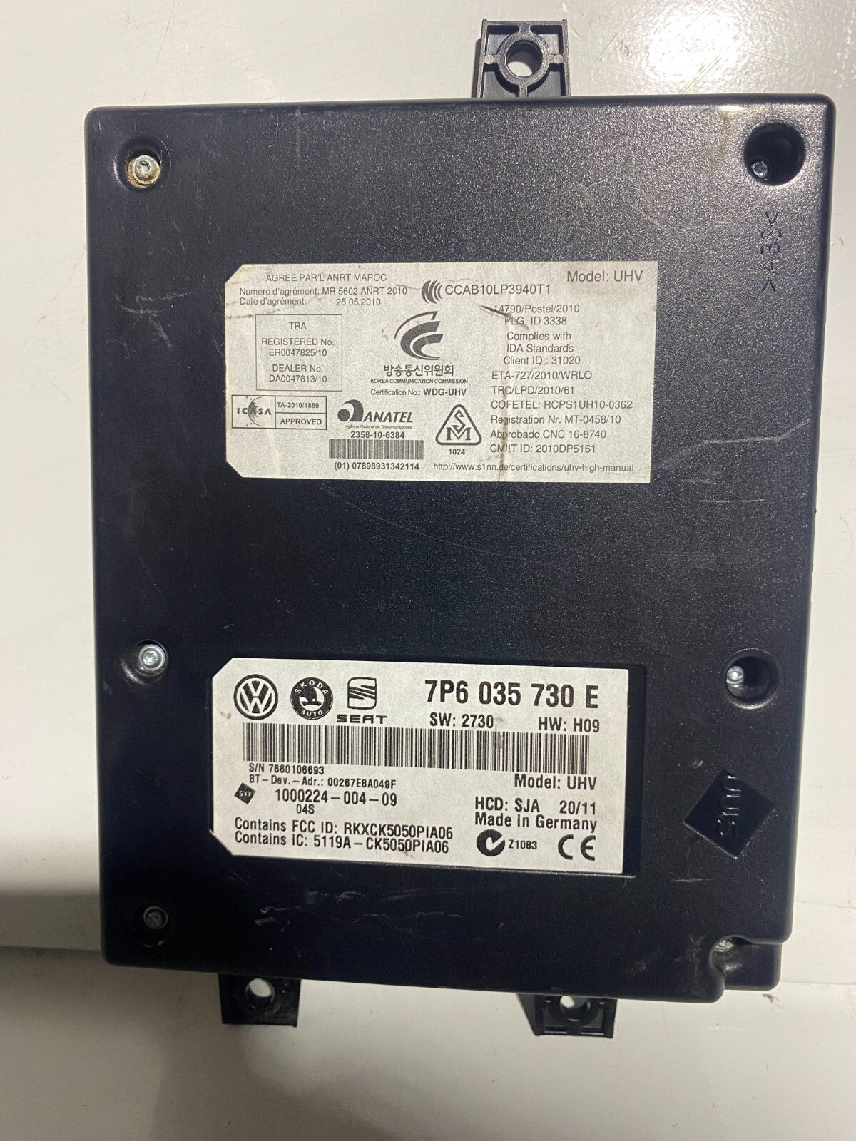 VWAG Bluetooth Module 7P6035730E