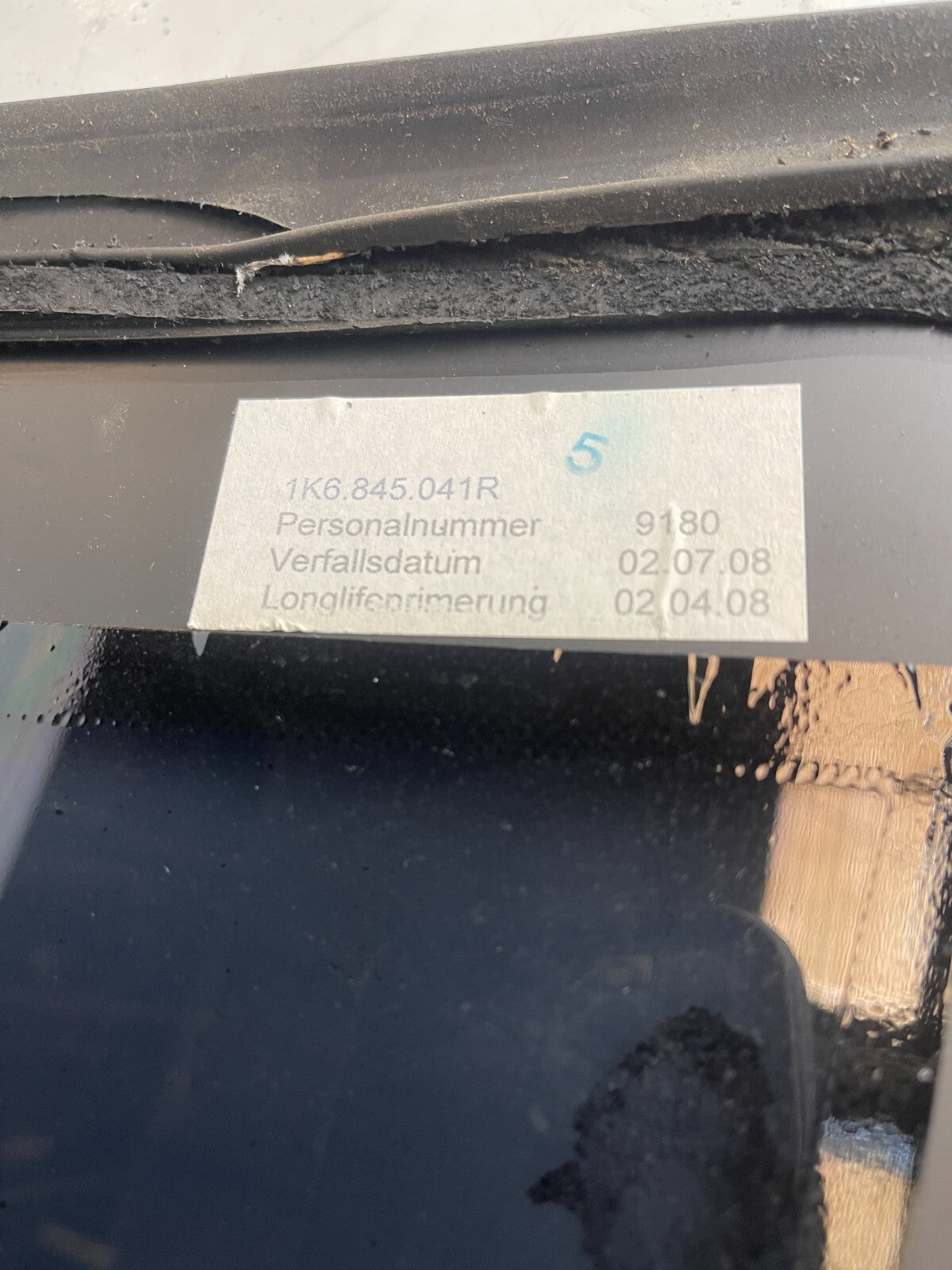 Volkswagen Golf MK5 2005-2009 2 DOOR Rear Left Quarter Window 1K6845041R