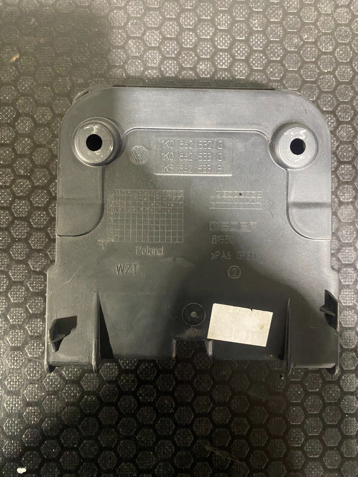 Volkswagen Golf MK5 MK6 Rear Cup Holder 1K0862532G