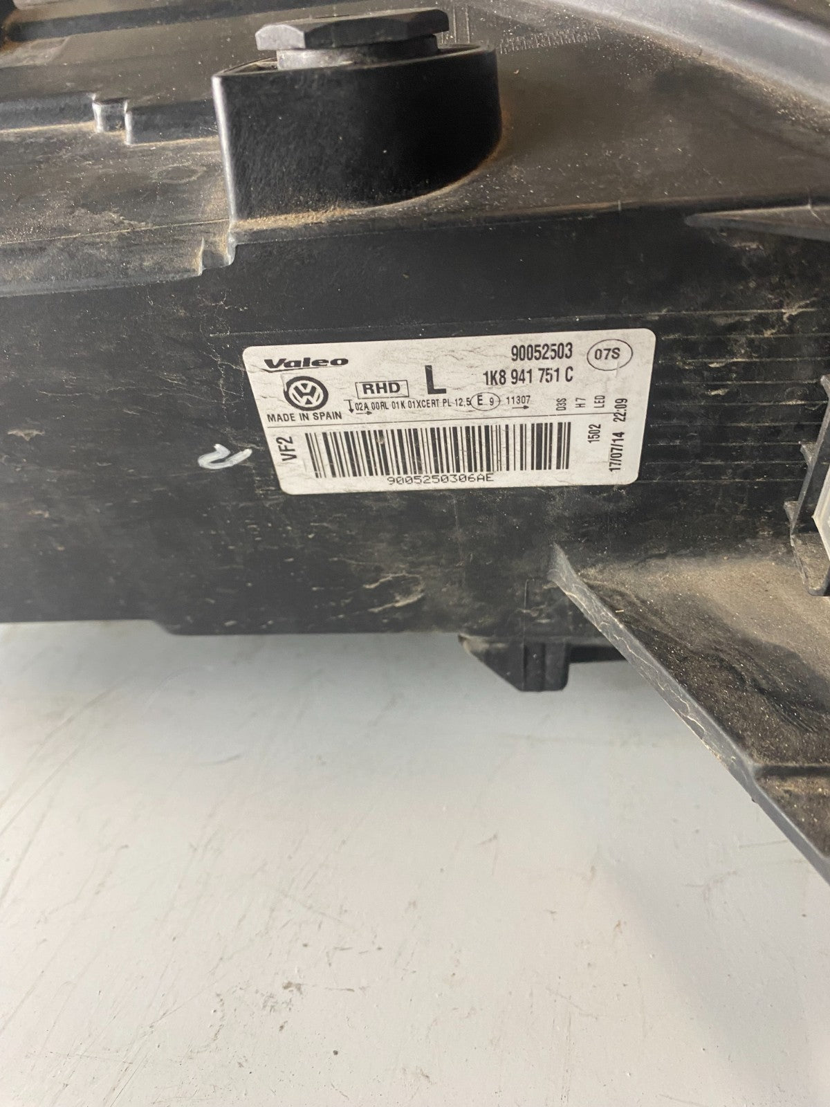 Volkswagen Scirocco R Facelift Front Left Headlight Complete 1K8941751C