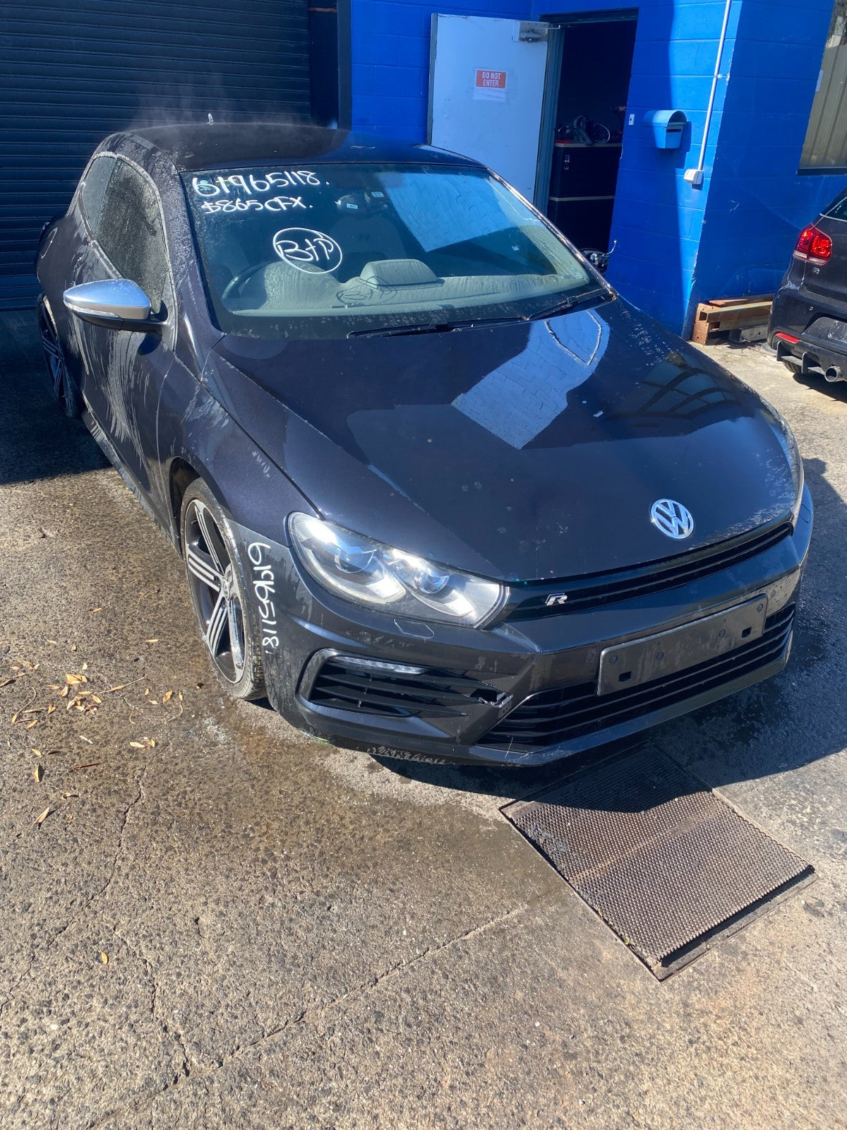 NOW WRECKING LOW Kilometre Volkswagen Scirocco R Facelift 2015 In Black 34,380KM