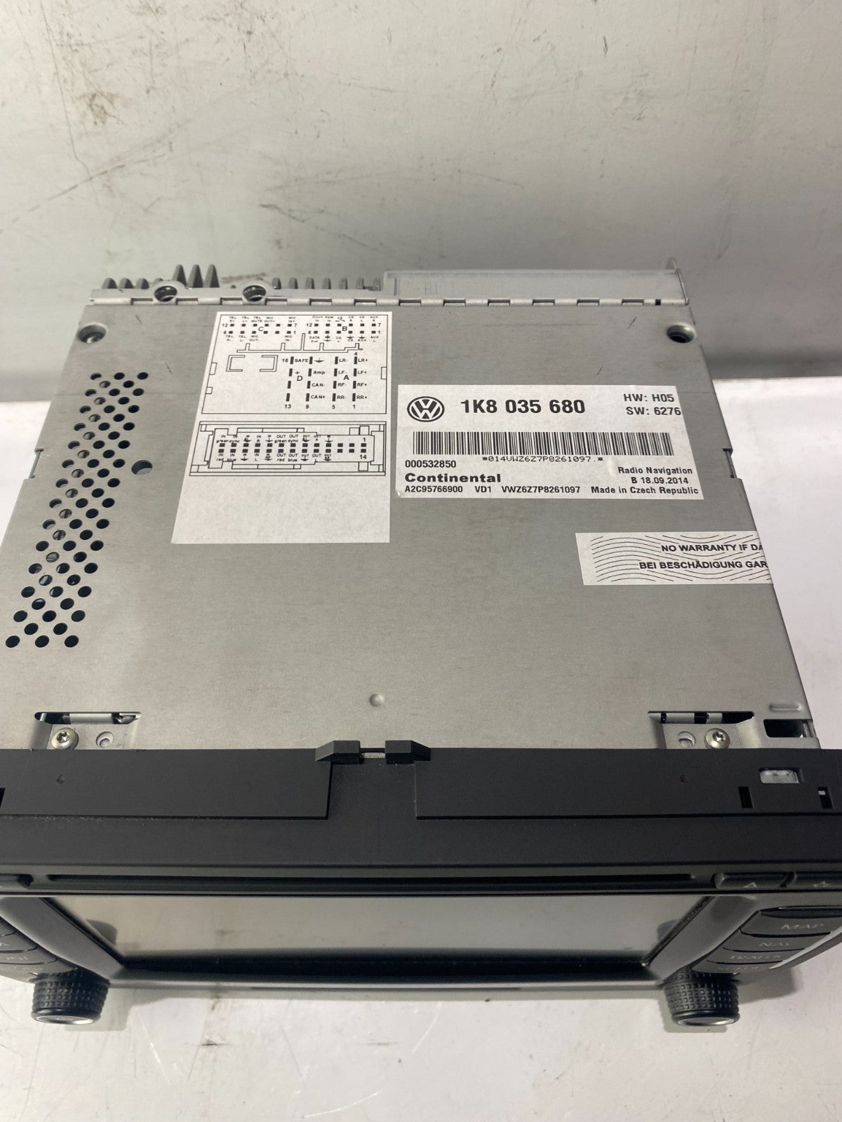 Volkswagen RNS 510 2014 Radio Navigation, Bluetooth, Reverse Camera 1K8035680