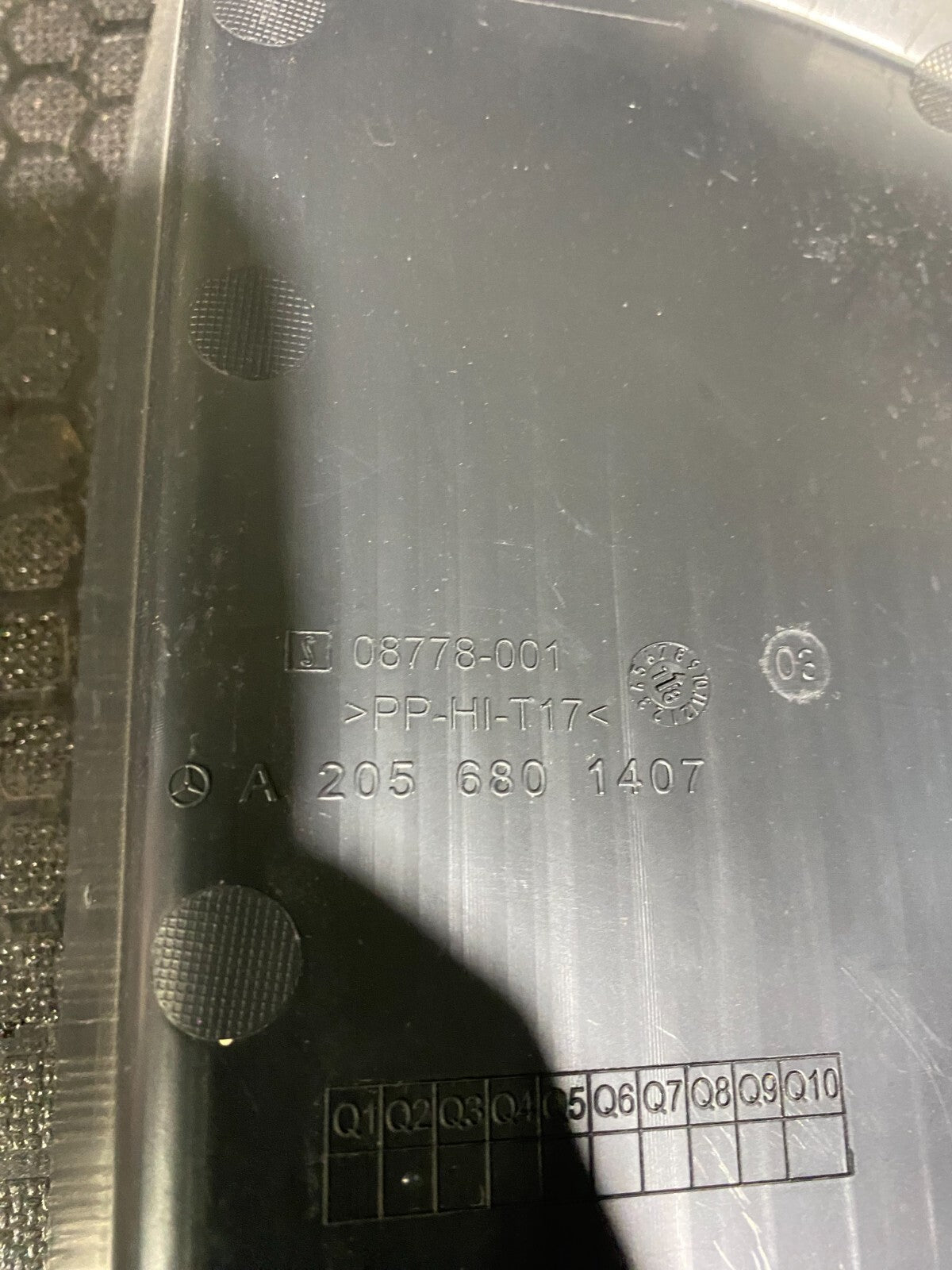 Mercedes-Benz C63s 2019-2021 Dashboard Right Side Trim Cover A2056801407