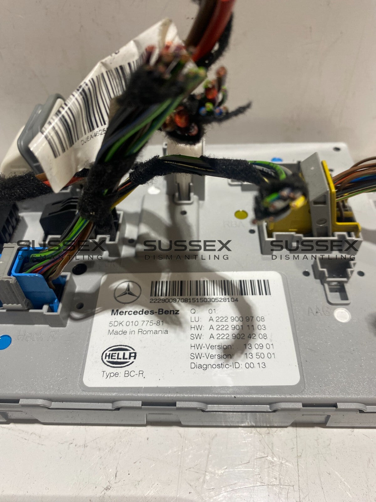 Mercedes-Benz Rear SAM Control Unit Module A2229009708