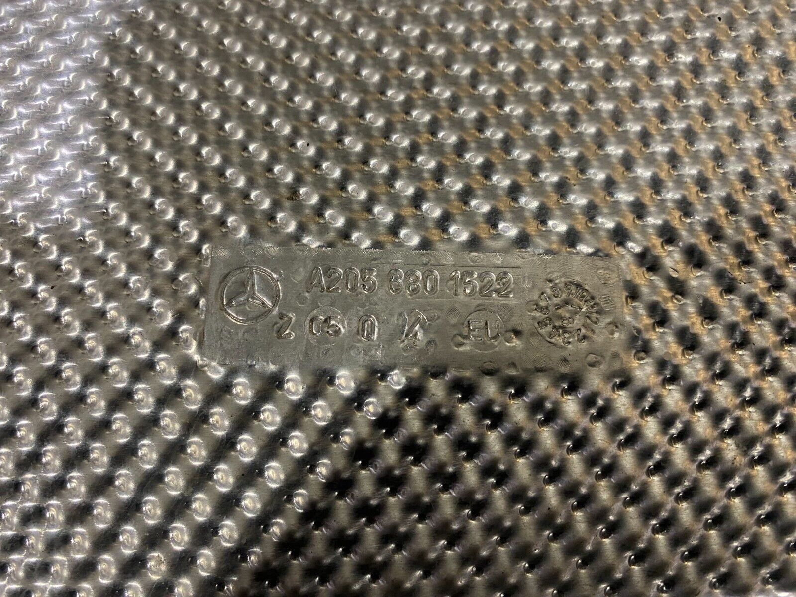 Mercedes-Benz C63s 2019-2021 Rear Left Floor Pan Heat Shield A2056801522
