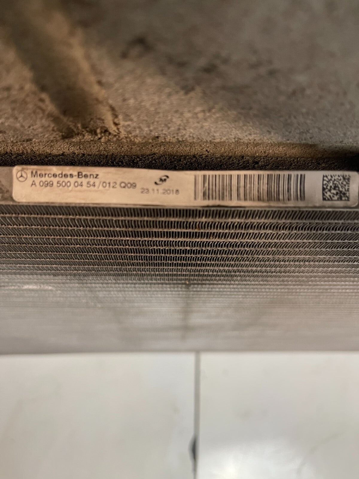 Mercedes-Benz AC Condenser With Pipe A0995000454