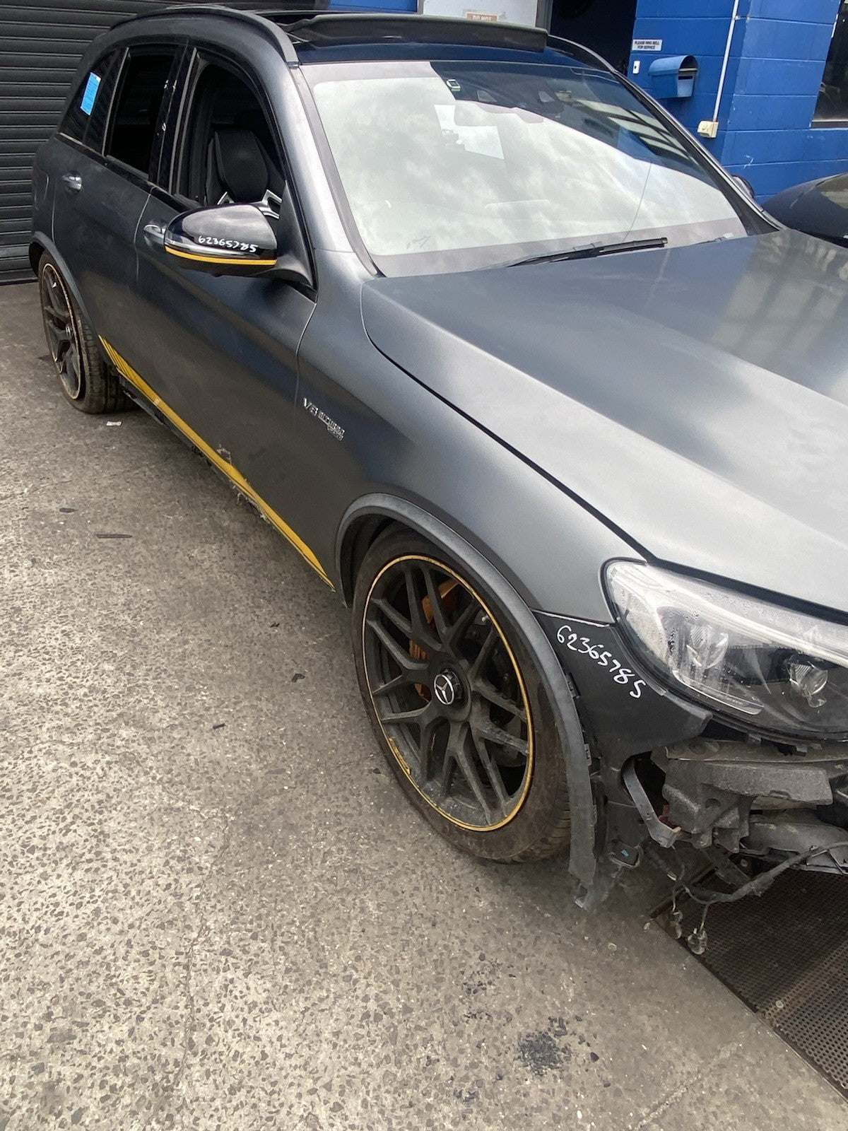 Mercedes Benz GLC63S Edition 1 Matte Grey For Wrecking / Dismantling (FULL PPF)