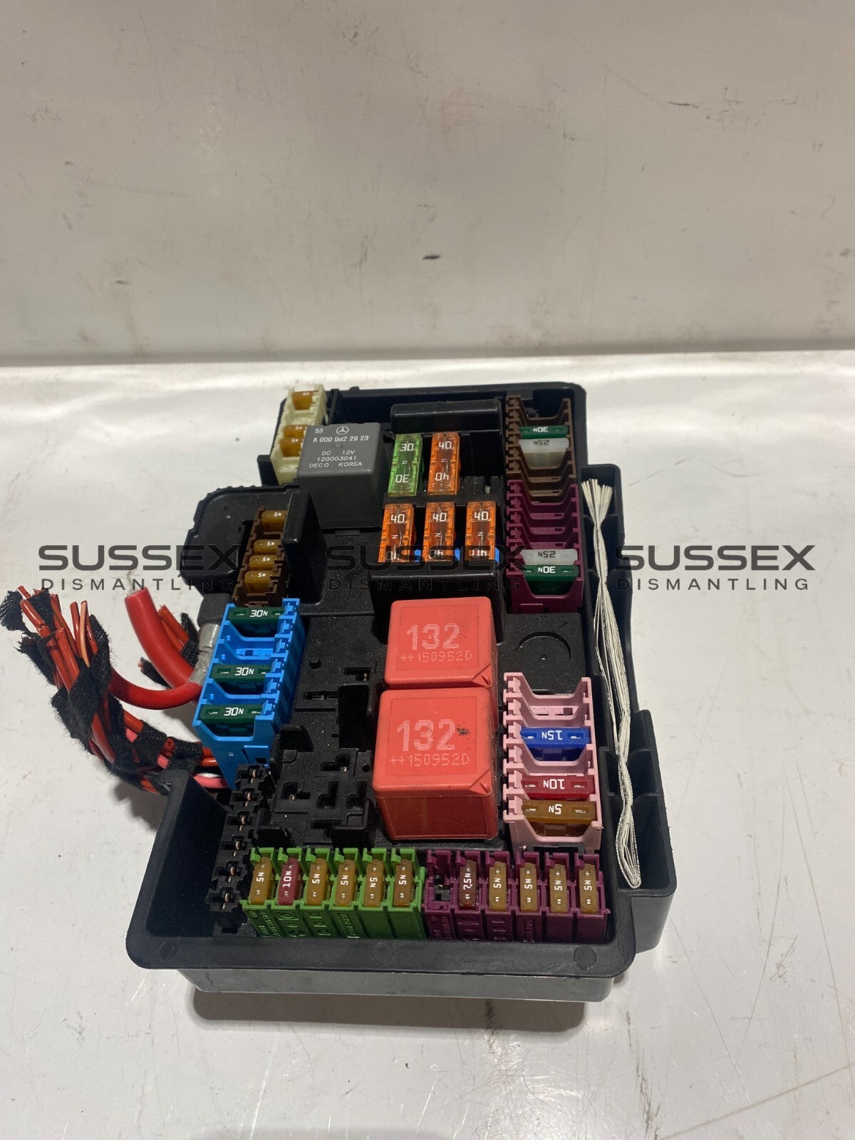 Mercedes-Benz C63s 2016-2021 Trunk / Rear Fusebox With Diagram
