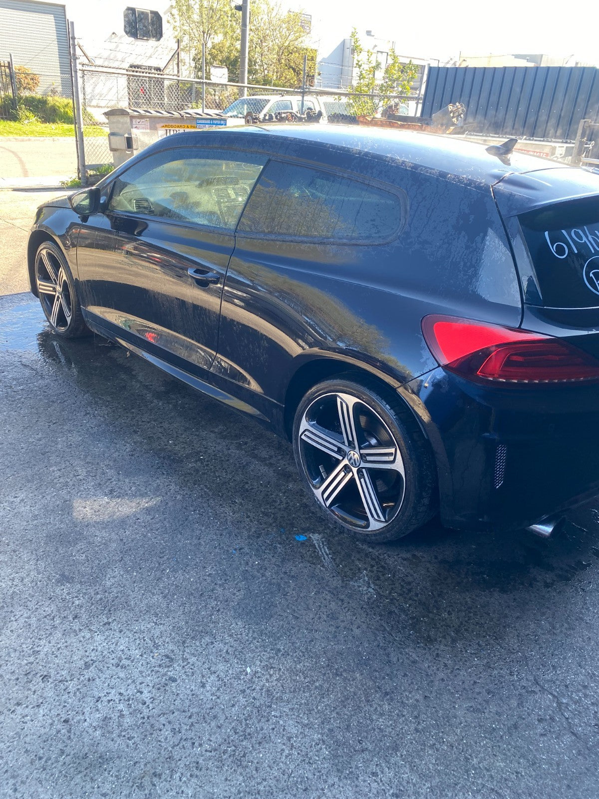 NOW WRECKING LOW Kilometre Volkswagen Scirocco R Facelift 2015 In Black 34,380KM