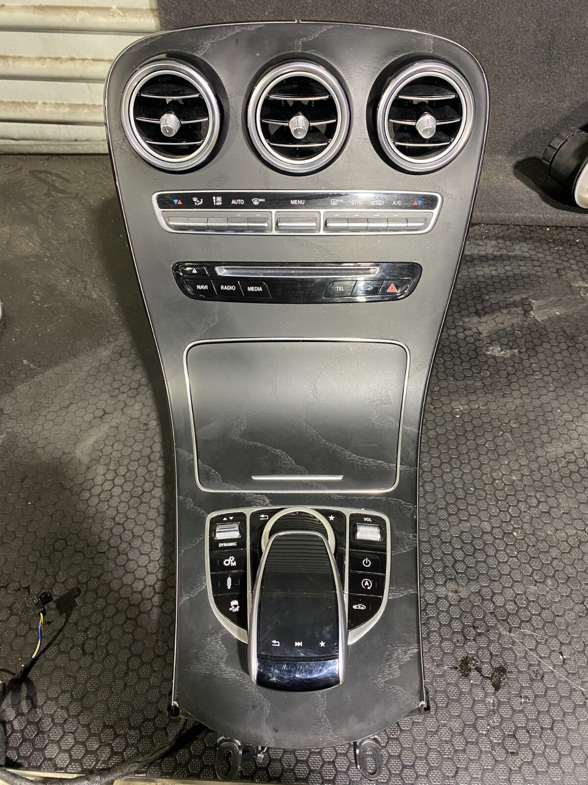 Mercedes-Benz Complete Dash Centre Console Dark Ash Wood A2056809504