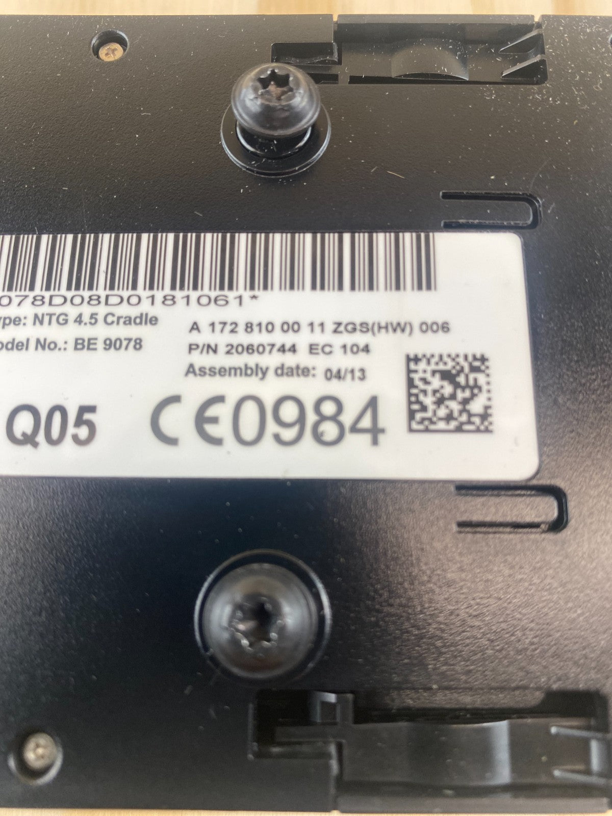 Mercedes-Benz A-Class Sat Nav GPS Control Unit Module A1728100011
