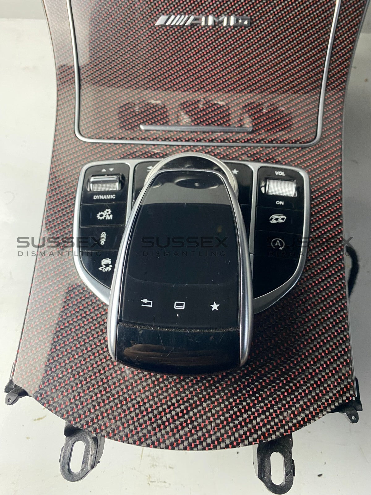 Mercedes-Benz C63s W205 Edition One Red Carbon Centre Console Complete