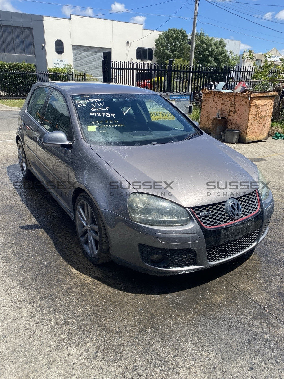 NOW WRECKING Volkswagen Golf 2008 MK5 GTI In Grey With 185,829KM
