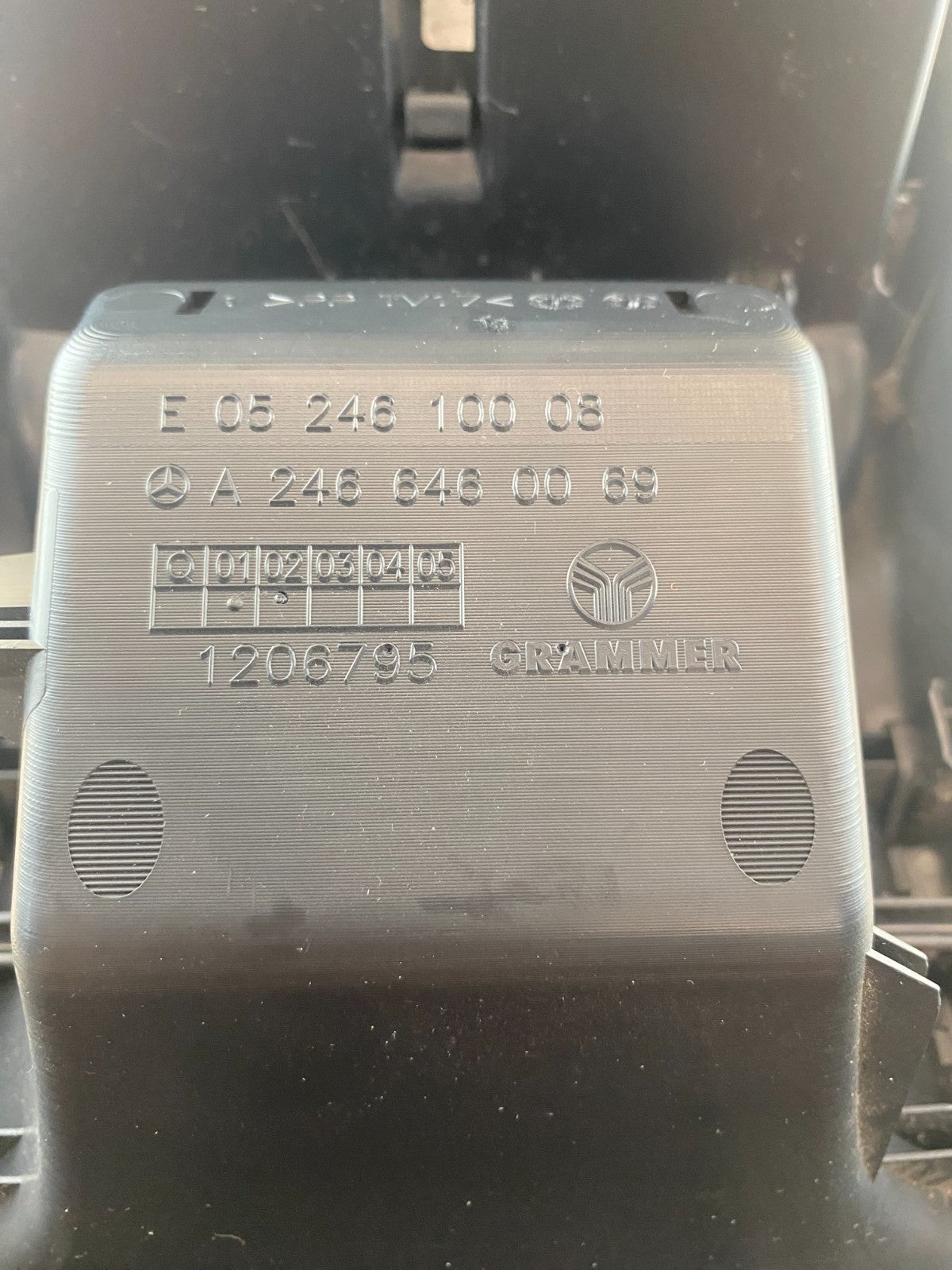 Mercedes-Benz A Class Rear Centre Console Compartment A2466460069