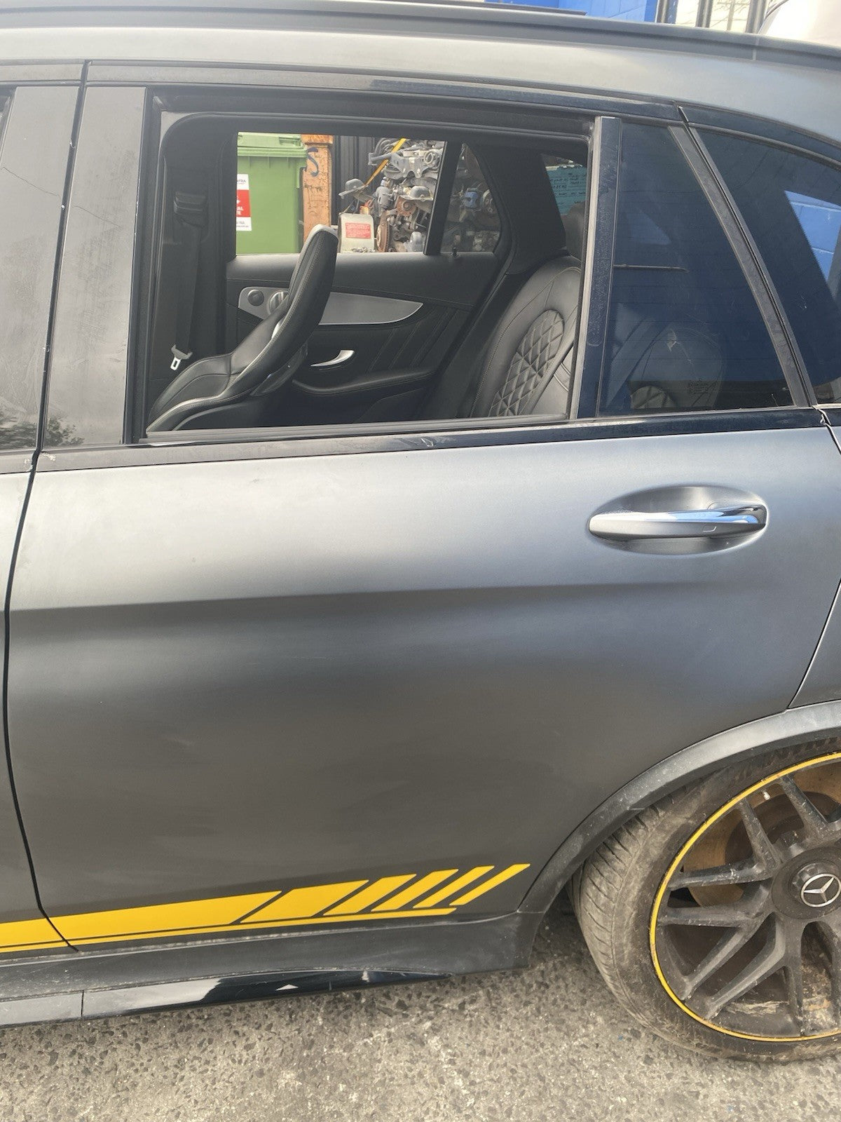 Mercedes Benz GLC63S Edition 1 Matte Grey For Wrecking / Dismantling (FULL PPF)