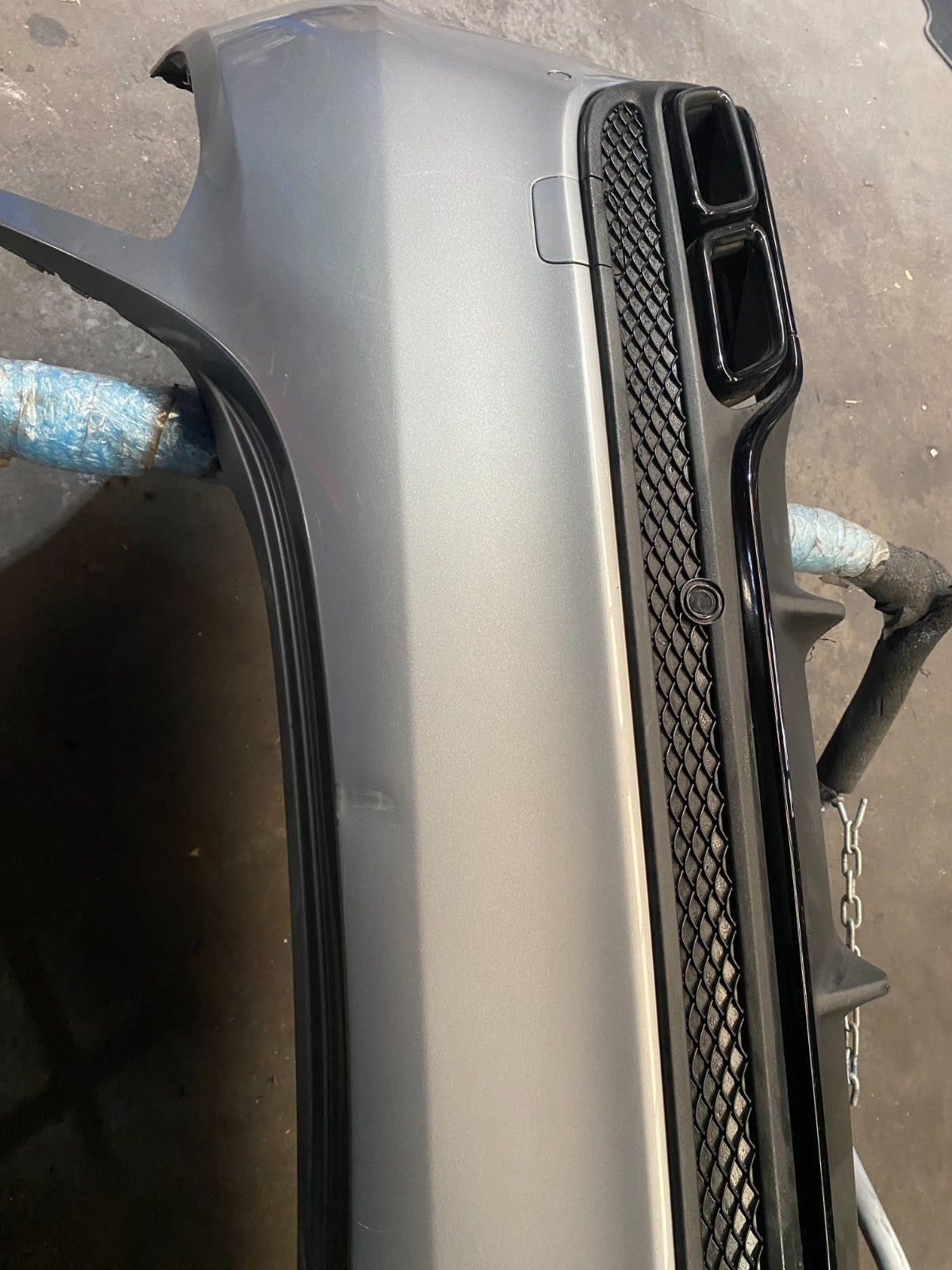 Mercedes-Benz C63s W205 Sedan Rear Bumper Complete In Grey *FREIGHT AVAILABLE*