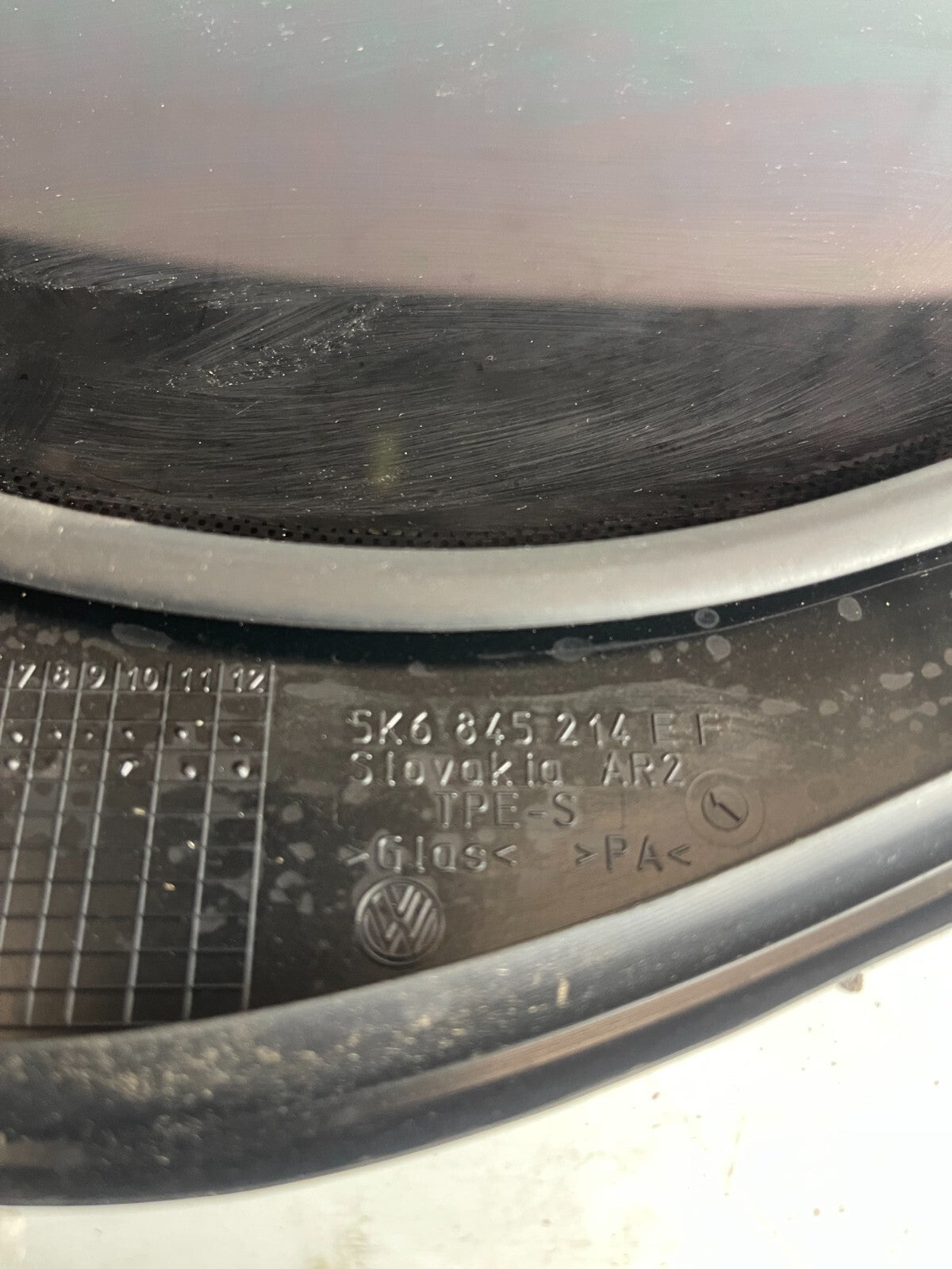 Volkswagen Golf MK6 2009-2013 Rear Right Quarter Glass Window 5K6845214