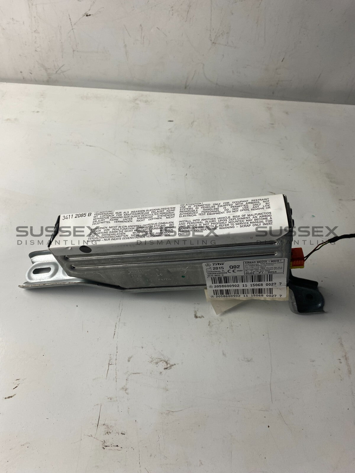 Mercedes-Benz Rear Right Seat Airbag A2058600902