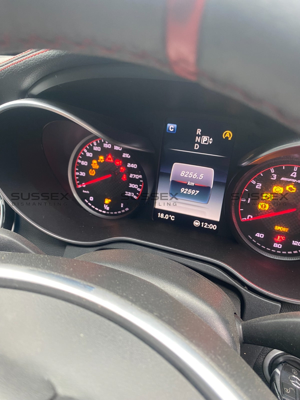 NOW WRECKING Mercedes-Benz C63s W205 EDITION 1 2015 92597KM