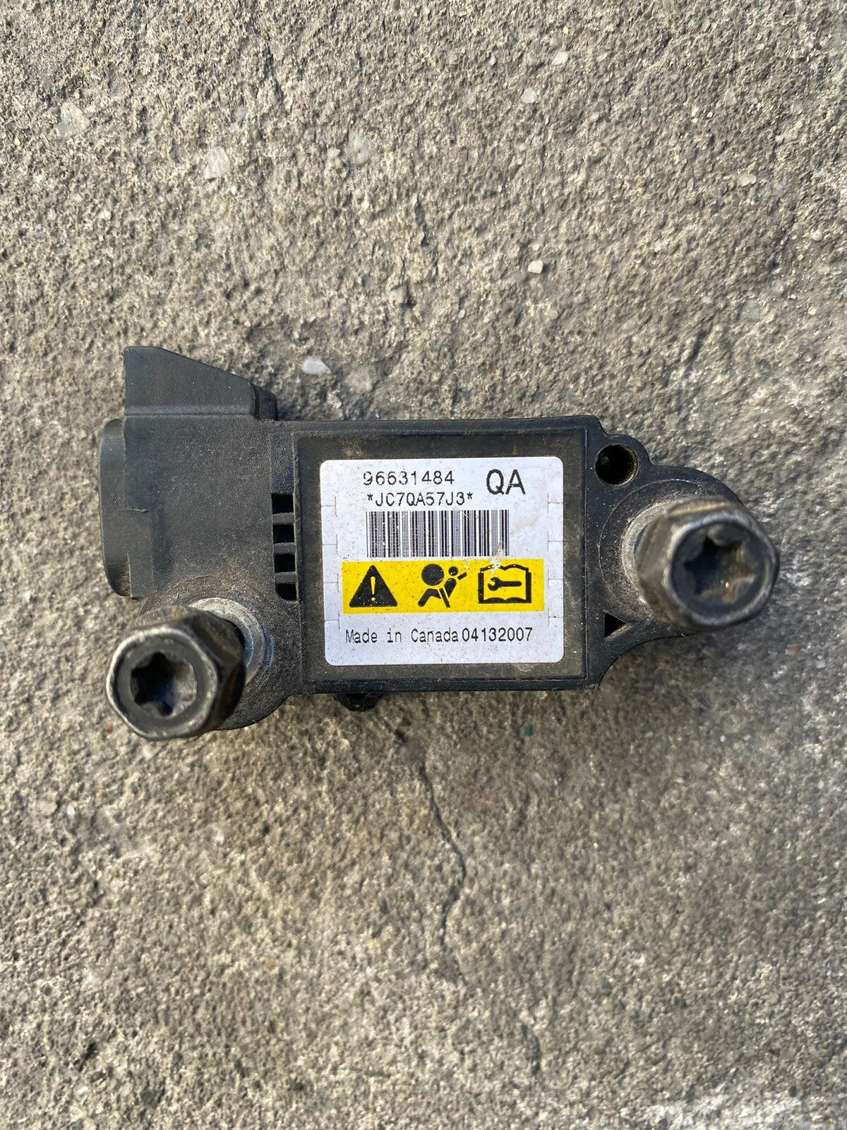 2019 Kia Cerato Airbag Sensor 96631484
