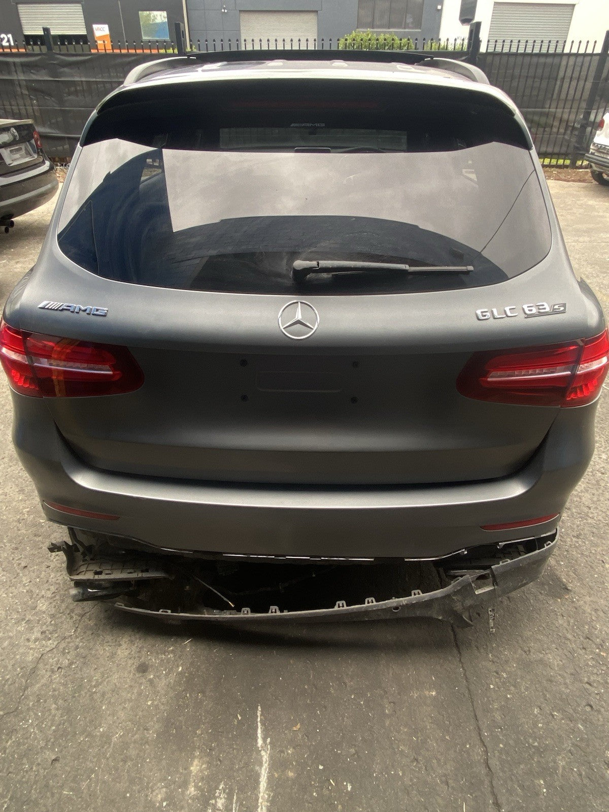 Mercedes Benz GLC63S Edition 1 Matte Grey For Wrecking / Dismantling (FULL PPF)