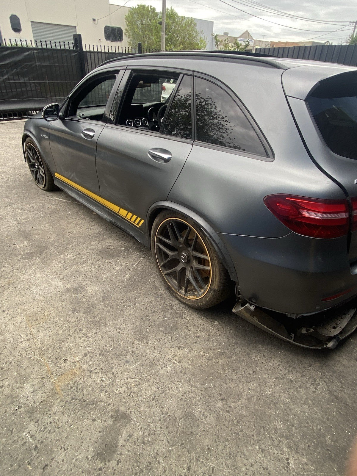 Mercedes Benz GLC63S Edition 1 Matte Grey For Wrecking / Dismantling (FULL PPF)
