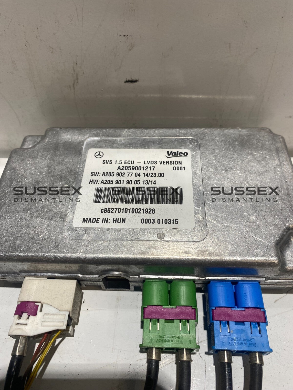 Mercedes-Benz 360 Camera Control Unit Module A2059001217