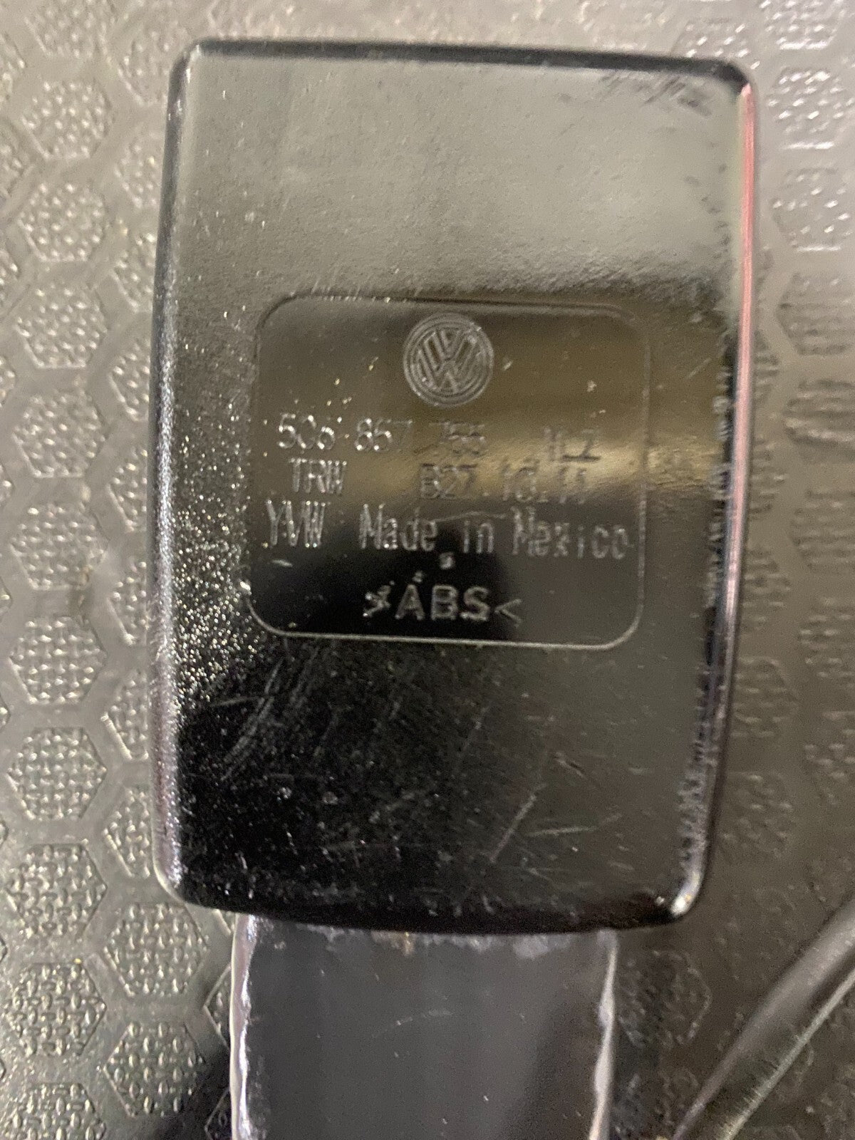 VWAG Front Passenger Seat Buckle 5C6857755