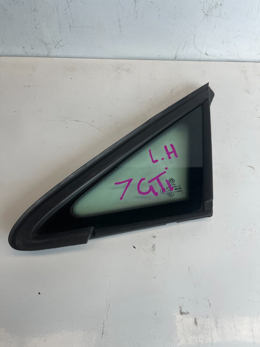 Volkswagen Golf MK7-7.5 2013-2020 Front Left Quarter Glass Window 5G0845411