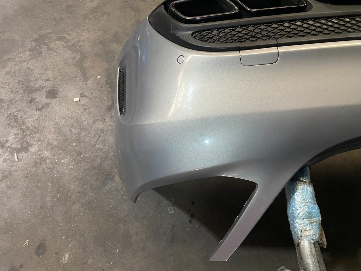 Mercedes-Benz C63s W205 Sedan Rear Bumper Complete In Grey *FREIGHT AVAILABLE*