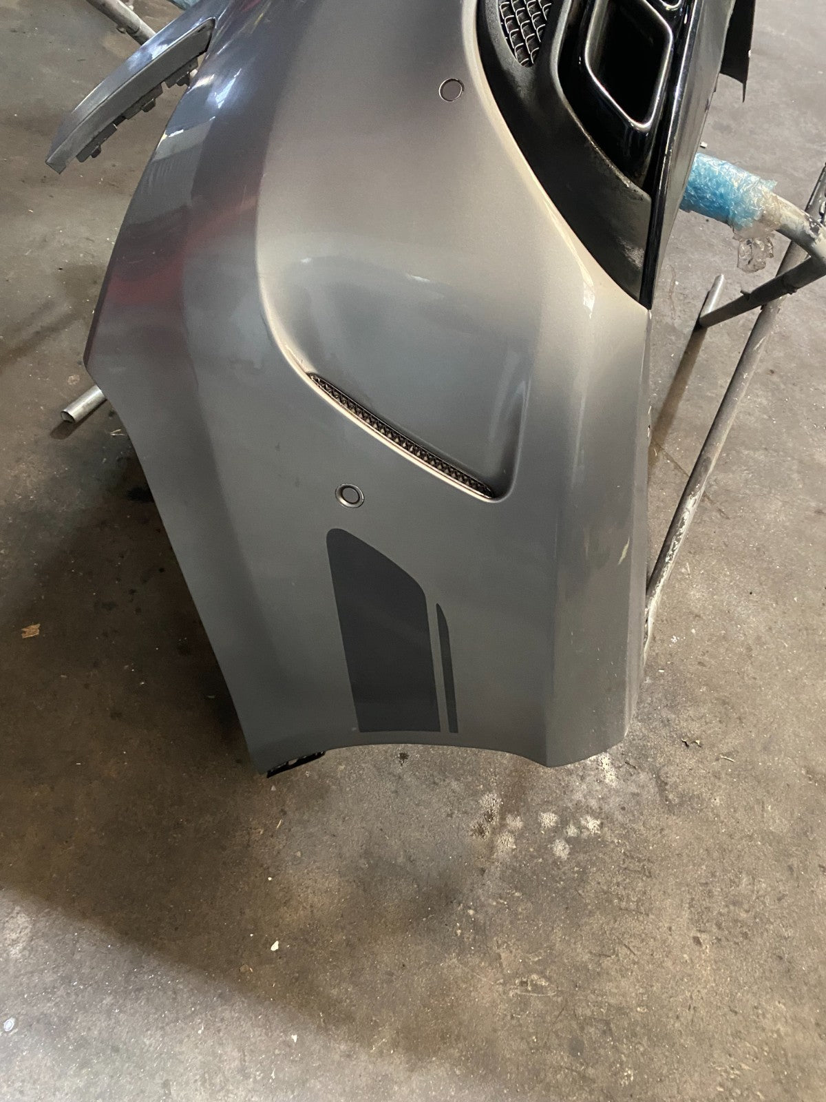 Mercedes-Benz C63s W205 Sedan Rear Bumper Complete In Grey *FREIGHT AVAILABLE*