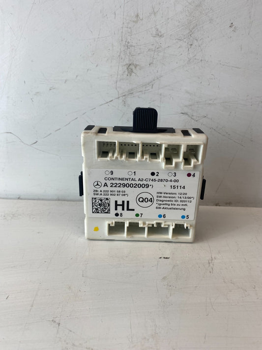 Mercedes-Benz C CLASS / S CLASS Door Control Unit Module A2229002009