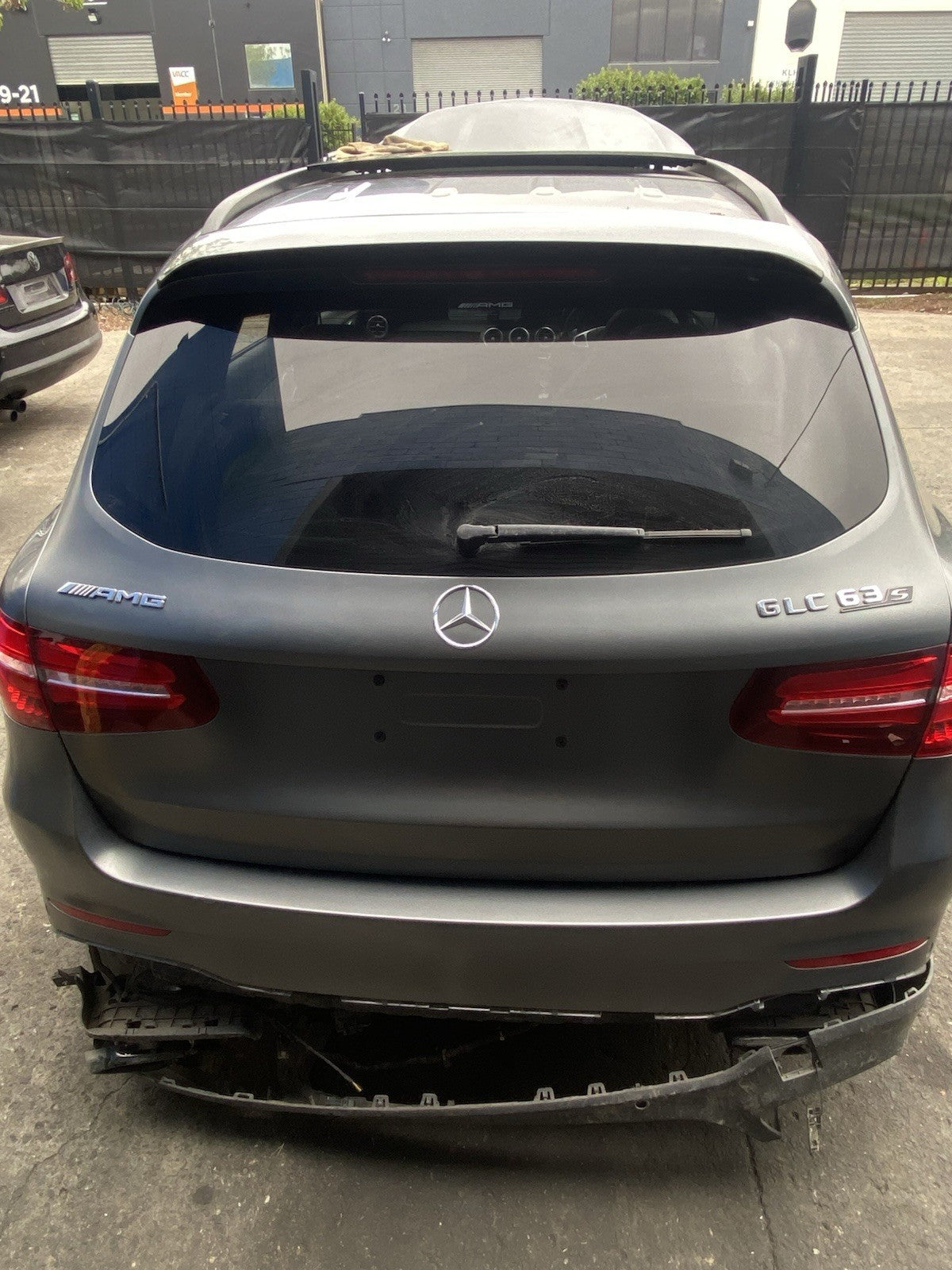 Mercedes Benz GLC63S Edition 1 Matte Grey For Wrecking / Dismantling (FULL PPF)