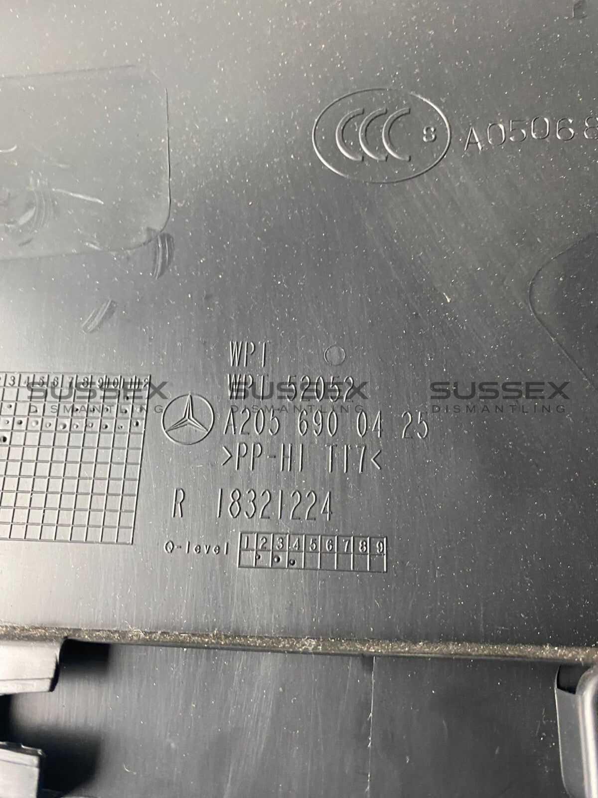 Mercedes-Benz C-Class W205 Right Lower B-Pillar A2056900425