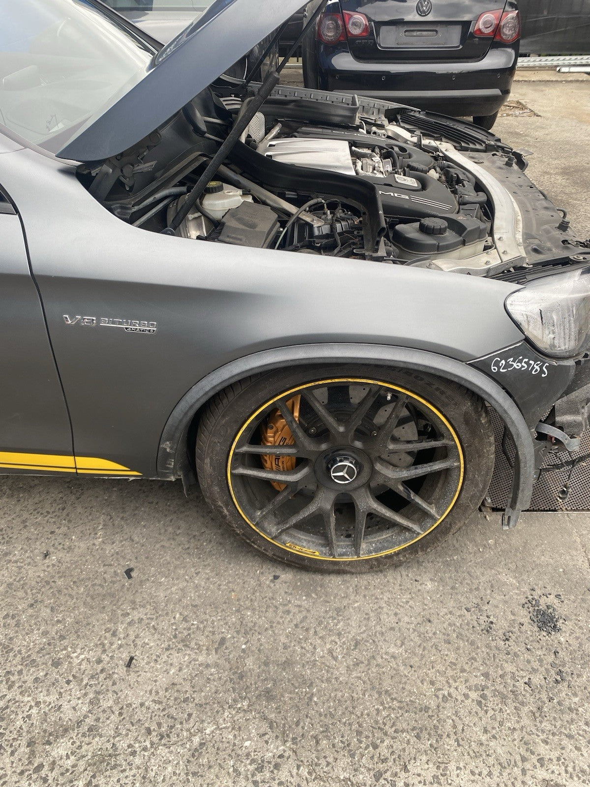 Mercedes Benz GLC63S Edition 1 Matte Grey For Wrecking / Dismantling (FULL PPF)