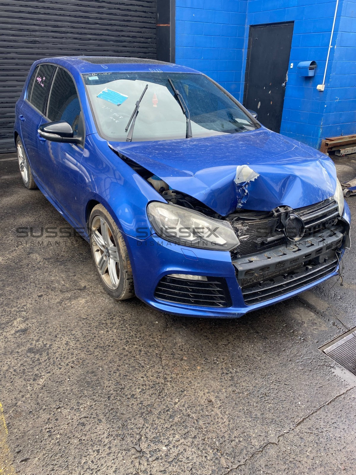 NOW WRECKING Volkswagen Golf R 2013 In Blue 228,745KM