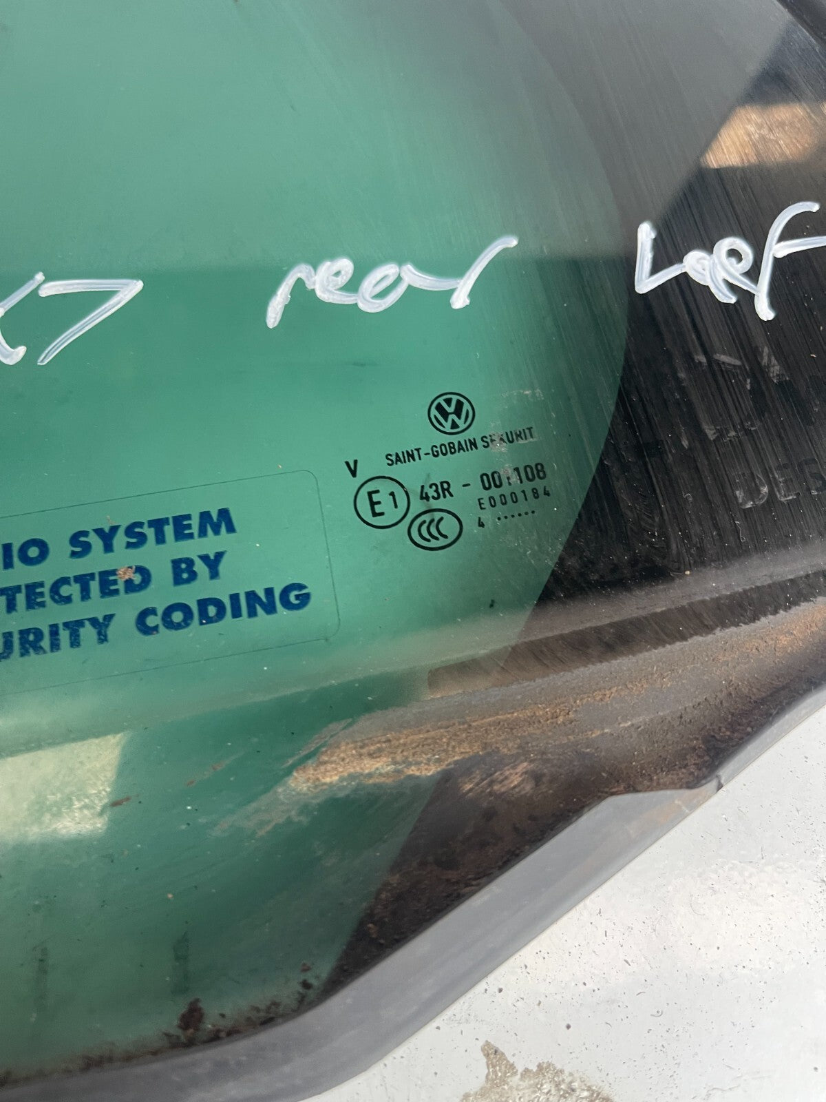 Volkswagen Golf MK7-7.5 2013-2020 Rear Left Quarter Glass Window 5G6845213