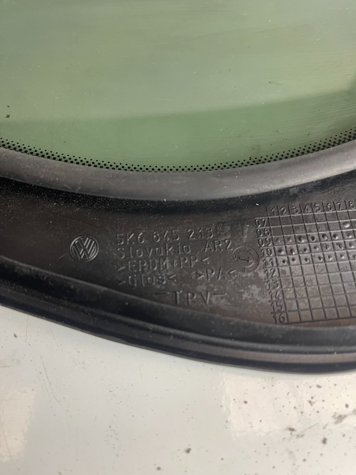 Volkswagen Golf MK6 2009-2013 Rear Left Quarter Glass Window 5K6845213