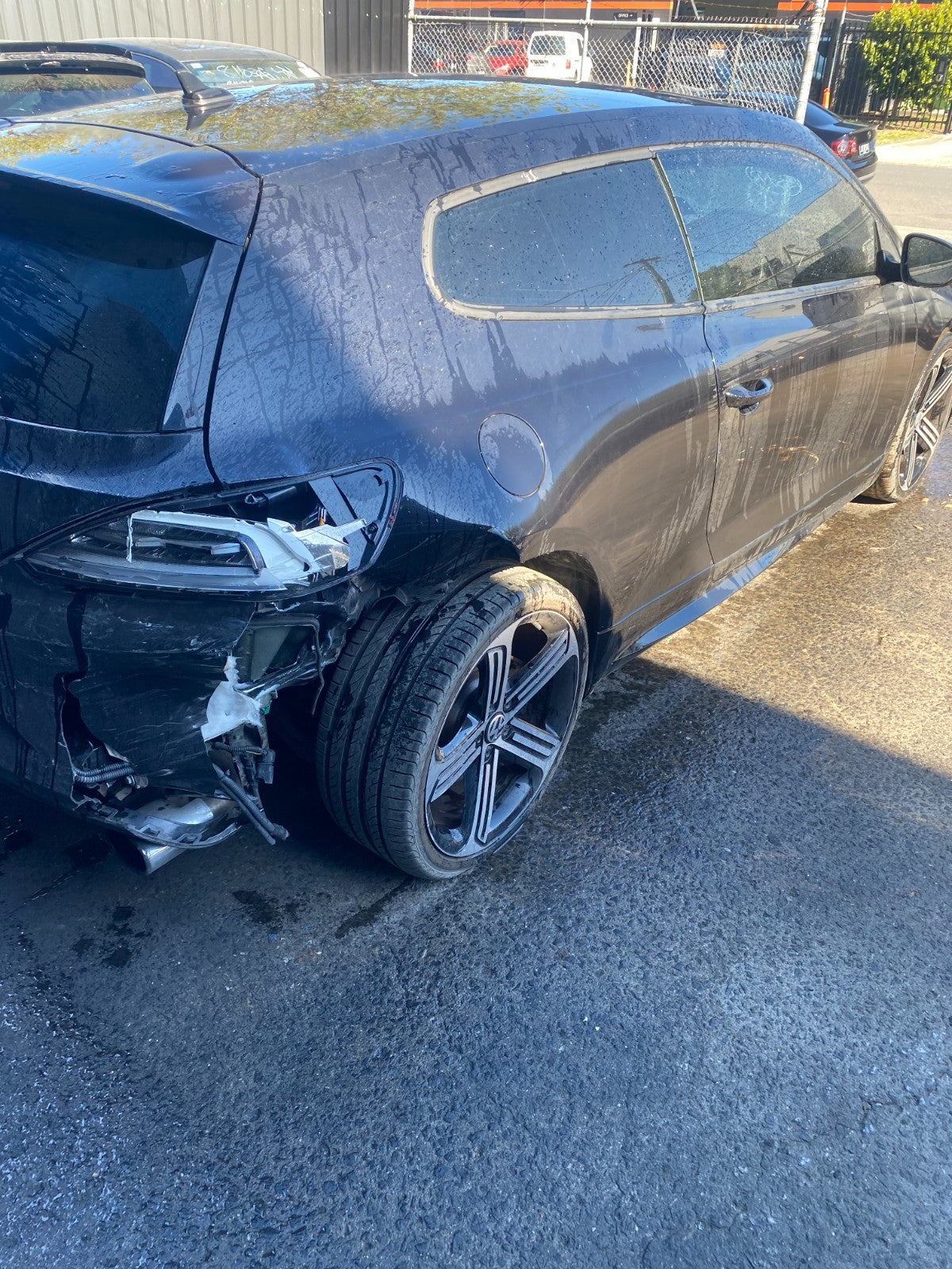 NOW WRECKING LOW Kilometre Volkswagen Scirocco R Facelift 2015 In Black 34,380KM