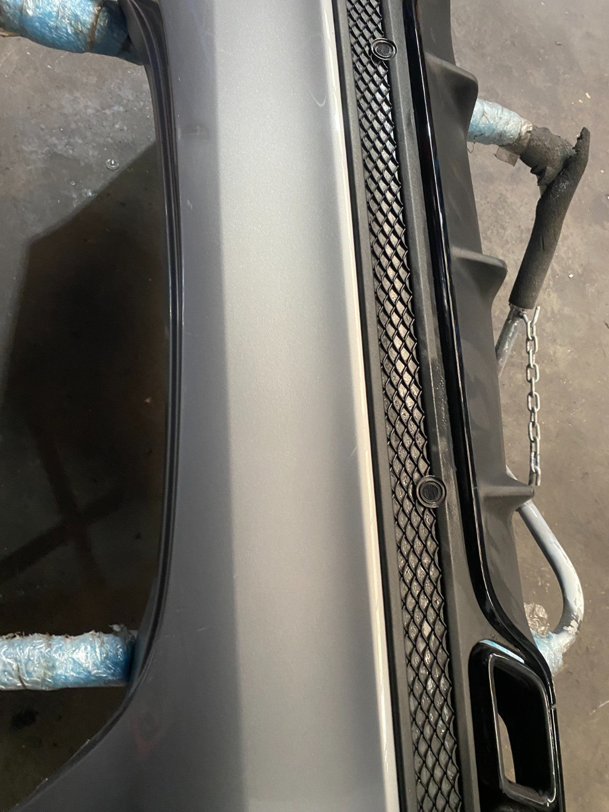 Mercedes-Benz C63s W205 Sedan Rear Bumper Complete In Grey *FREIGHT AVAILABLE*